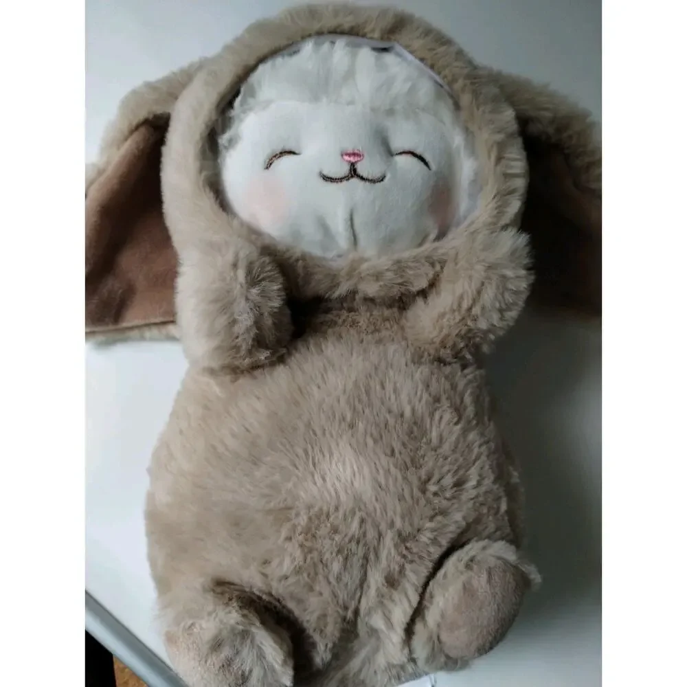 Miniso Baby Lamb Baa Brown Rabbit Soft Plush Stuffed Animal 10”